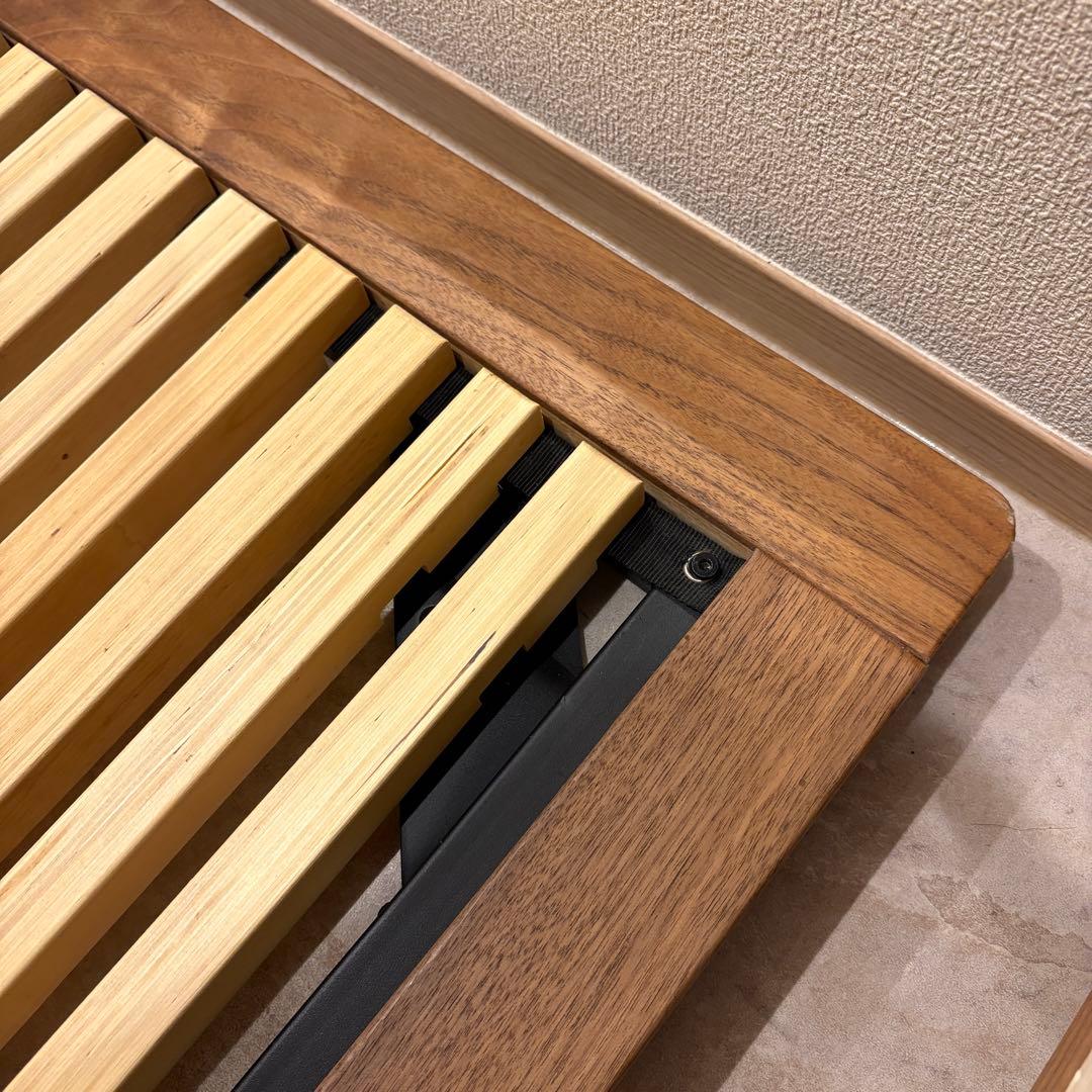 無印良品 ベッドフレーム シングル ウォールナット材