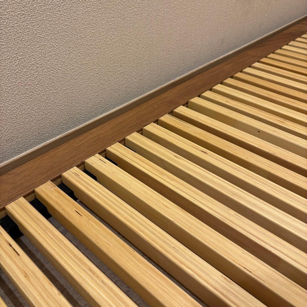 無印良品 ベッドフレーム シングル ウォールナット材