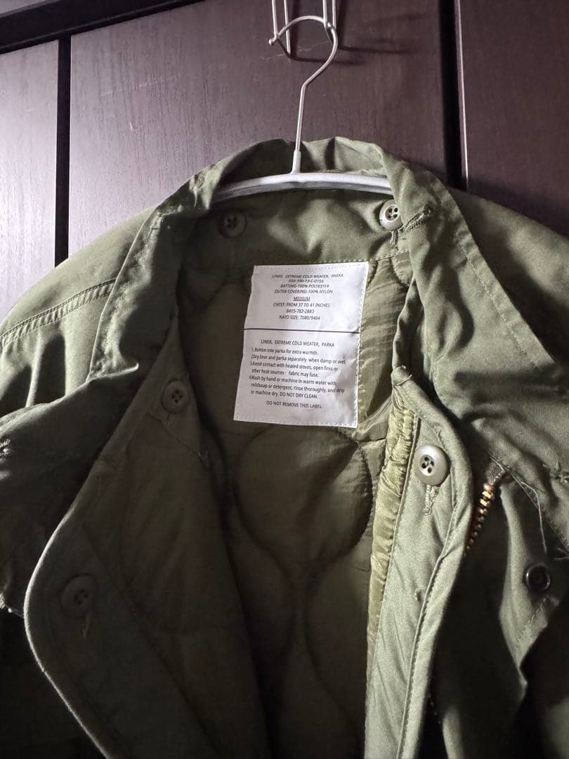 【実物 米軍】M-65 モッズコート（シェル＋ライナー）/ 70〜80s
