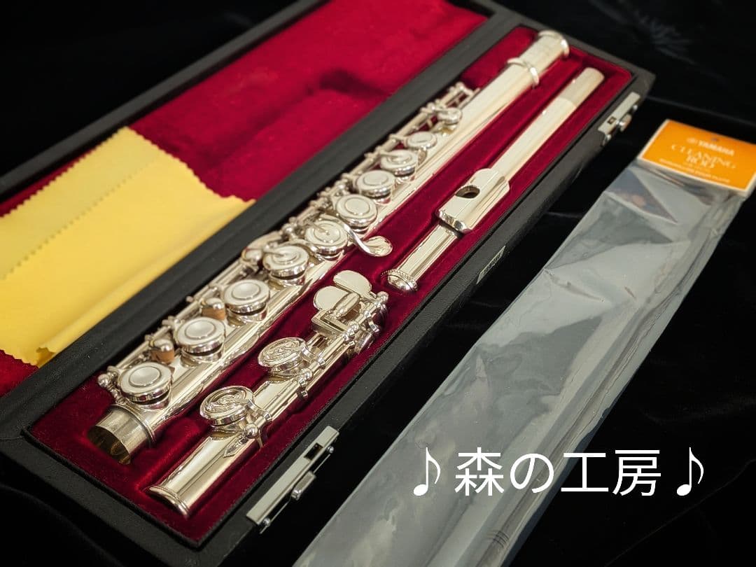 中古フルート専門店‼️部活応援‼️リップ銀製・ヤマハフルート YFL351Eメカ