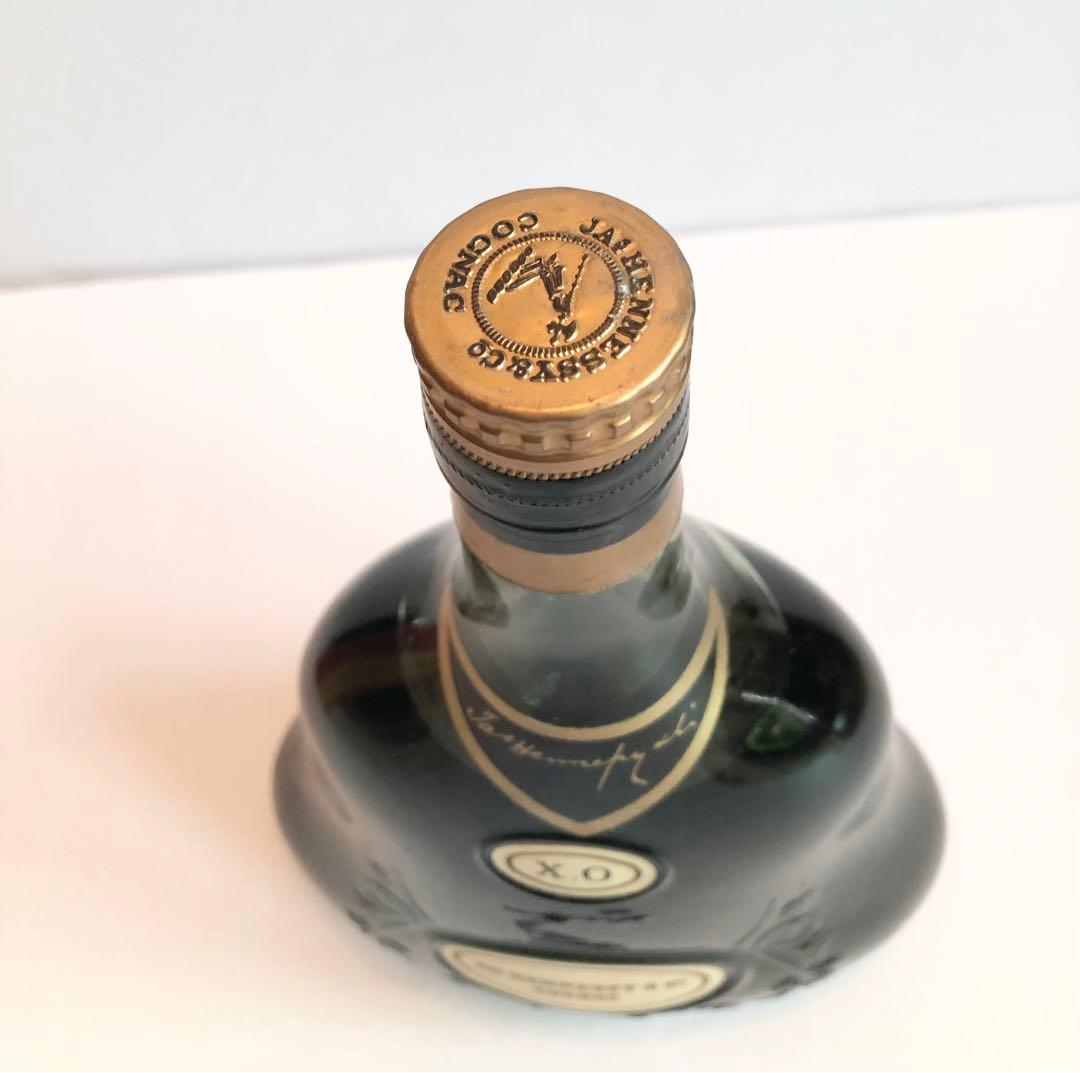 未開封　JAS Hennessy X.O. コニャック 金キャップグリーンボトル