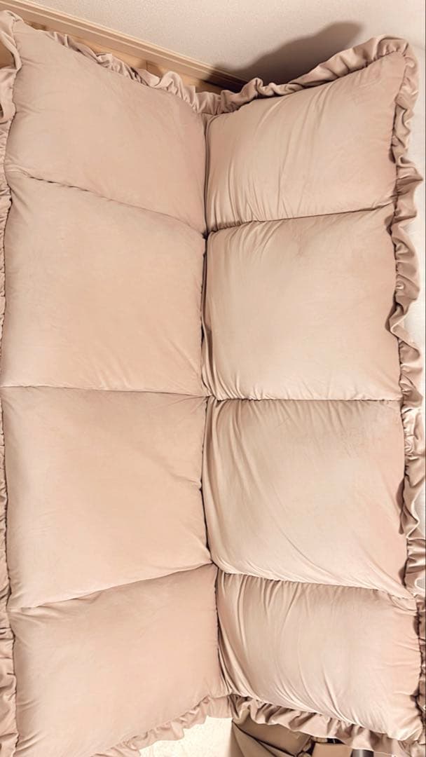 カランフロアソファ (W1120〜1570) ピンク