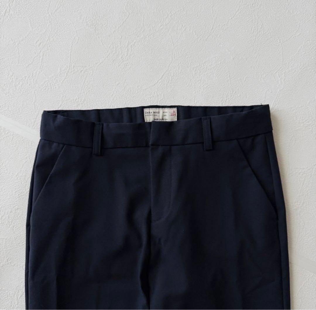 ZARA ネイビー スーツ シャツ ネクタイ ローファー　セット