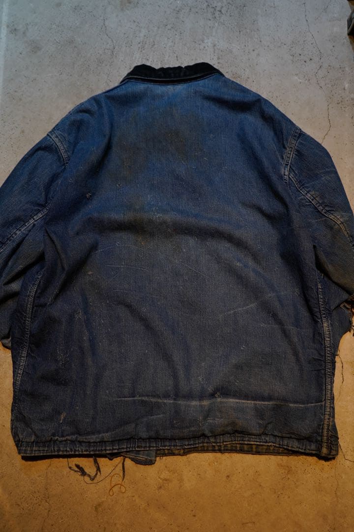 60's デニムカバーオール　ボロ