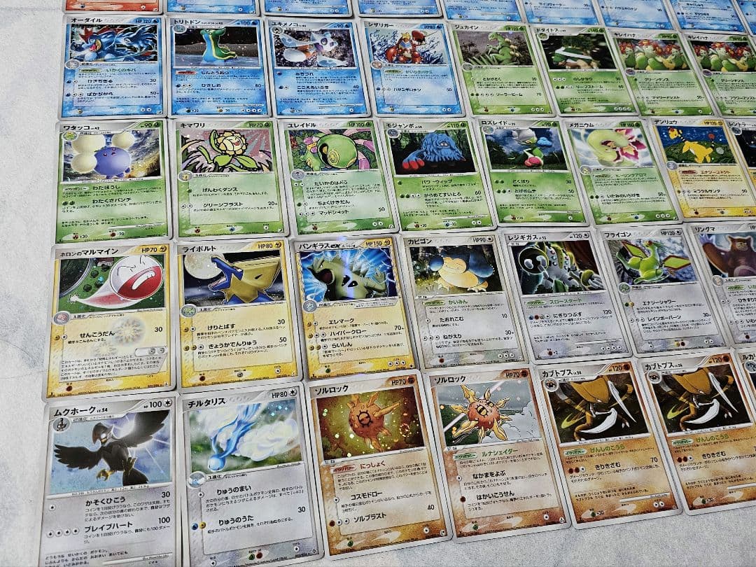 【70枚まとめ売り】昔のポケモンカード DPシリーズ/金の空 銀の海