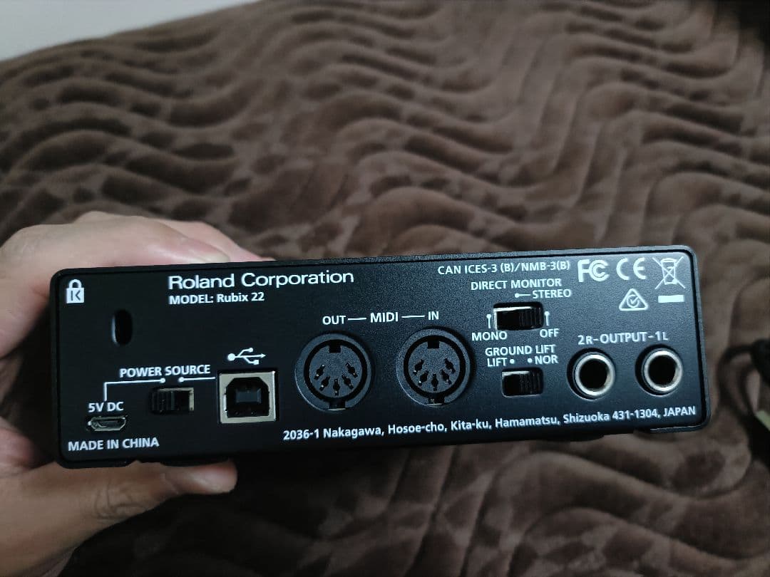 Roland Rubix22 オーディオインターフェース