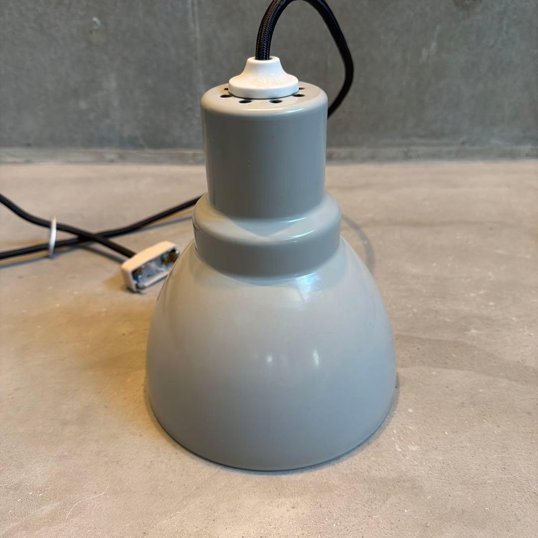 倉敷意匠計画 x 後藤照明 アルミシェード ペンダントライト S (灰色)