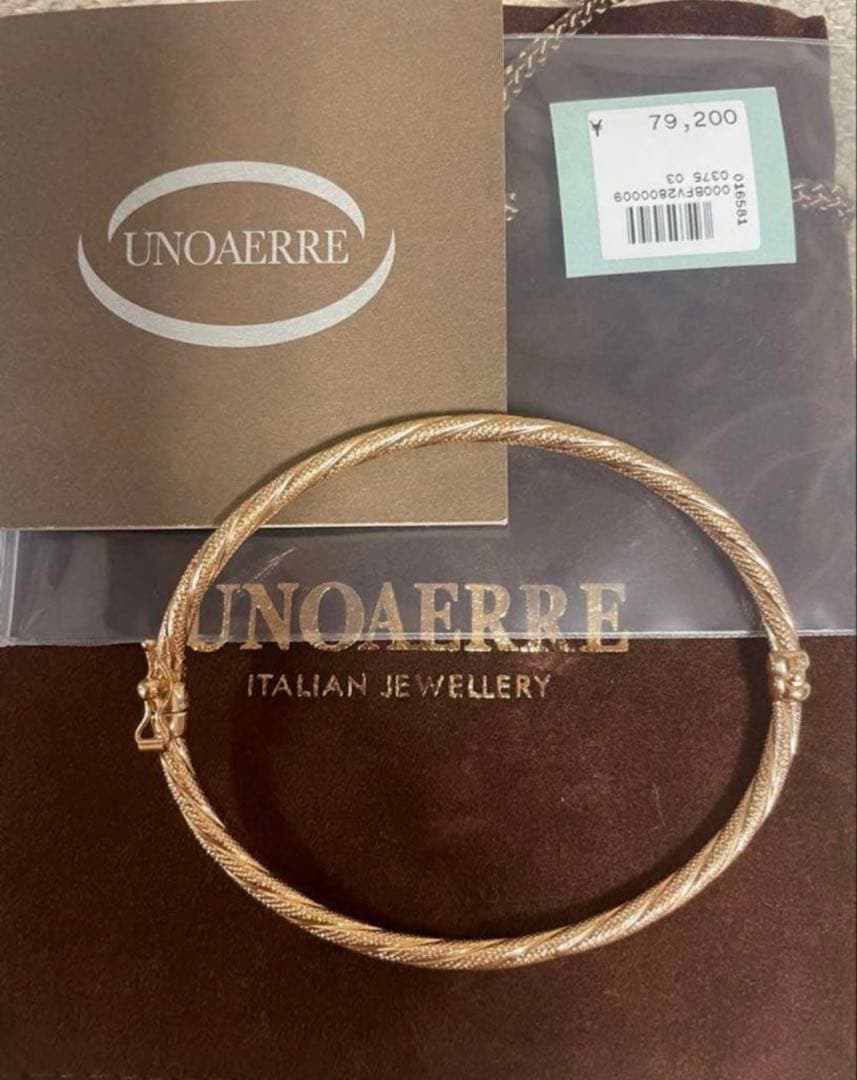 みいこ　K9製　ツイストデザイン　ブレス　金　喜平　純金　22K