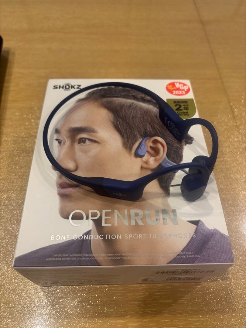 SHOKZ OPENRUN 骨伝導イヤホン ブルー　期間限定値下げ♪