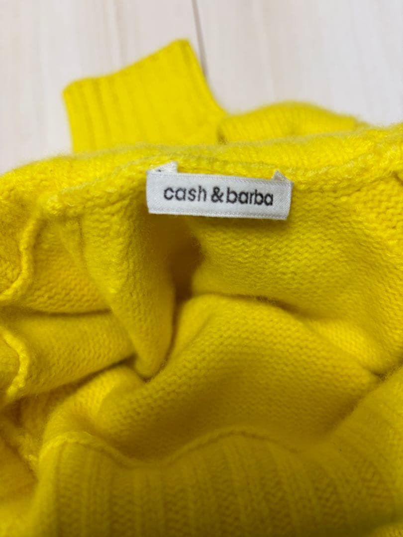 cash&barba cash baby カシミヤ　タートルネック　ニット