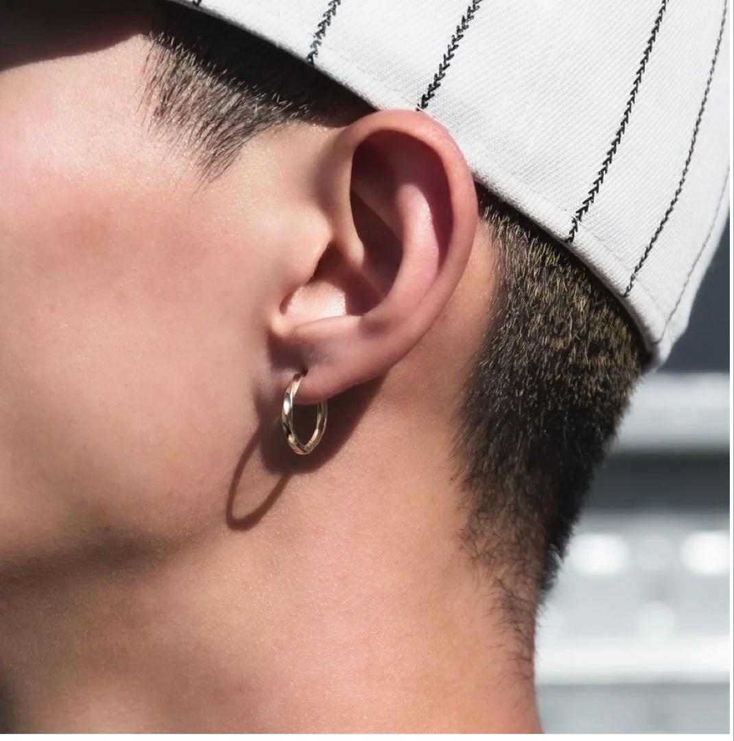 AVALANCHE フープピアス15mm 10K 1つ(片側)