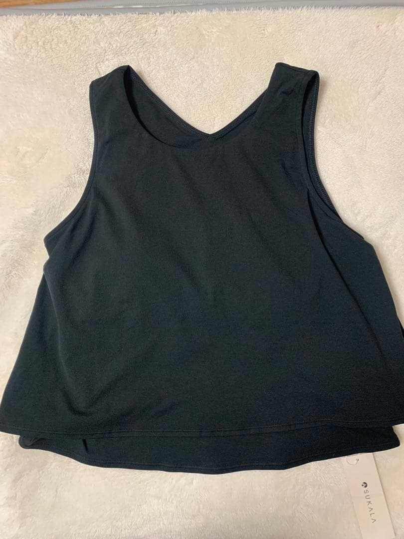 peter さま専用【SUKALA】カップ付きフレアタンクトップ　Lサイズ