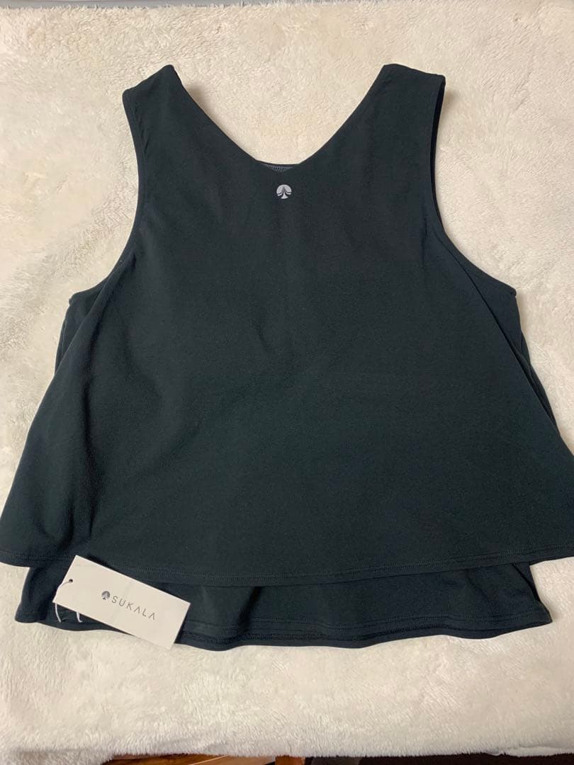 peter さま専用【SUKALA】カップ付きフレアタンクトップ　Lサイズ