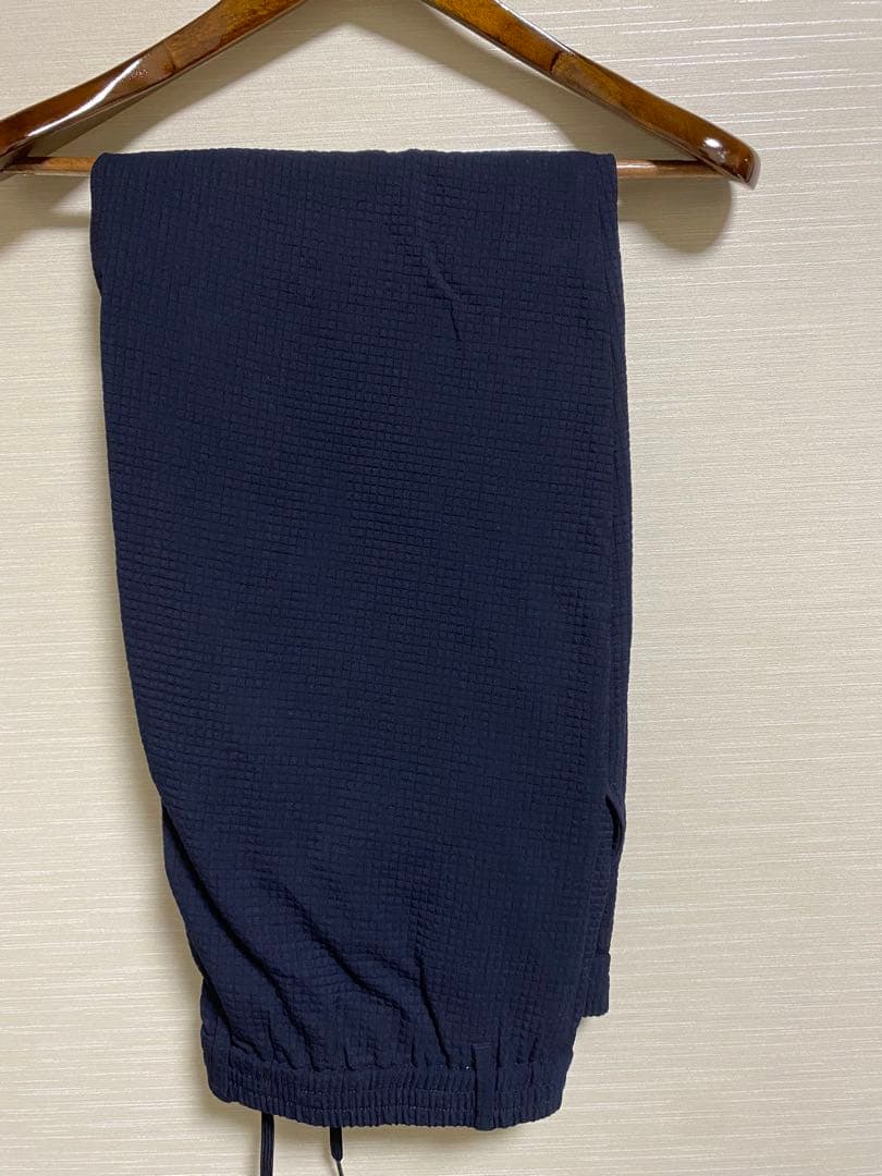 EMPORIO ARMANI ノーカラージャケット ダークブルー　上下セット