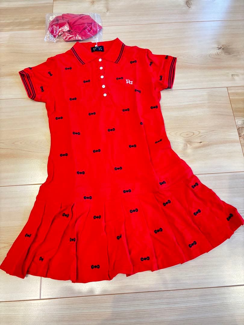 PEARLY GATES 赤 ワンピース