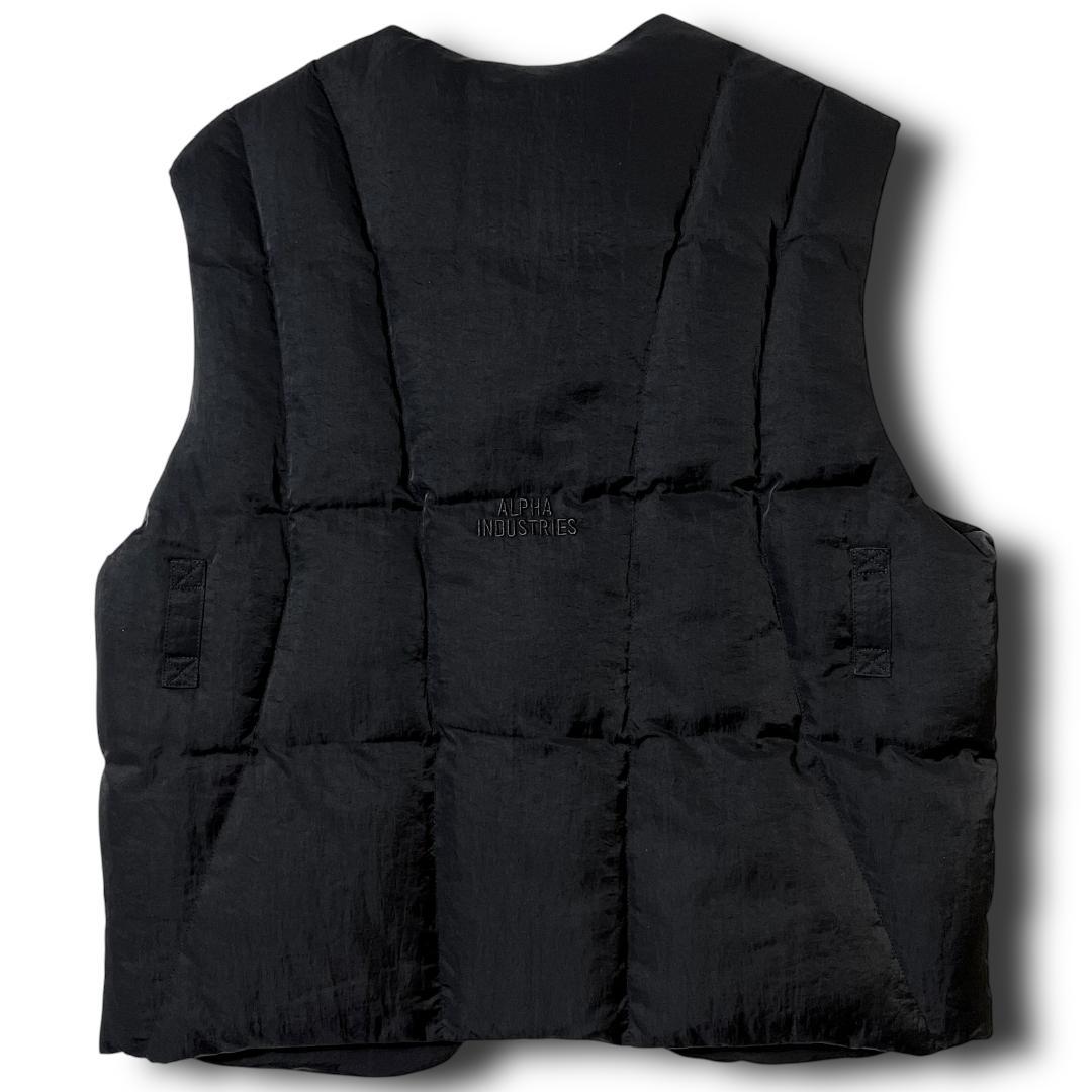 新品 XL アルファインダストリーズ RDSグースダウン ダウンベスト ナイロン