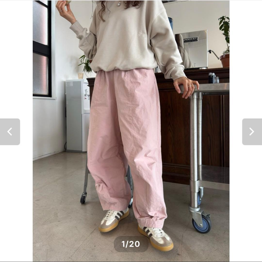 週末セール！新品未使用⭐︎ayakawasaki パラシュートパンツ　ピンク