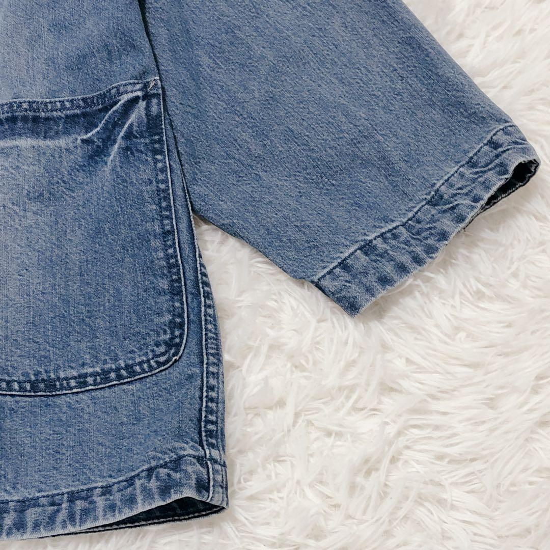 美品　ソウルベリー　なにかと頼れるデニムのジャケット　大きいサイズ