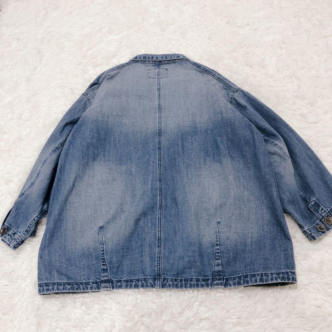 美品　ソウルベリー　なにかと頼れるデニムのジャケット　大きいサイズ