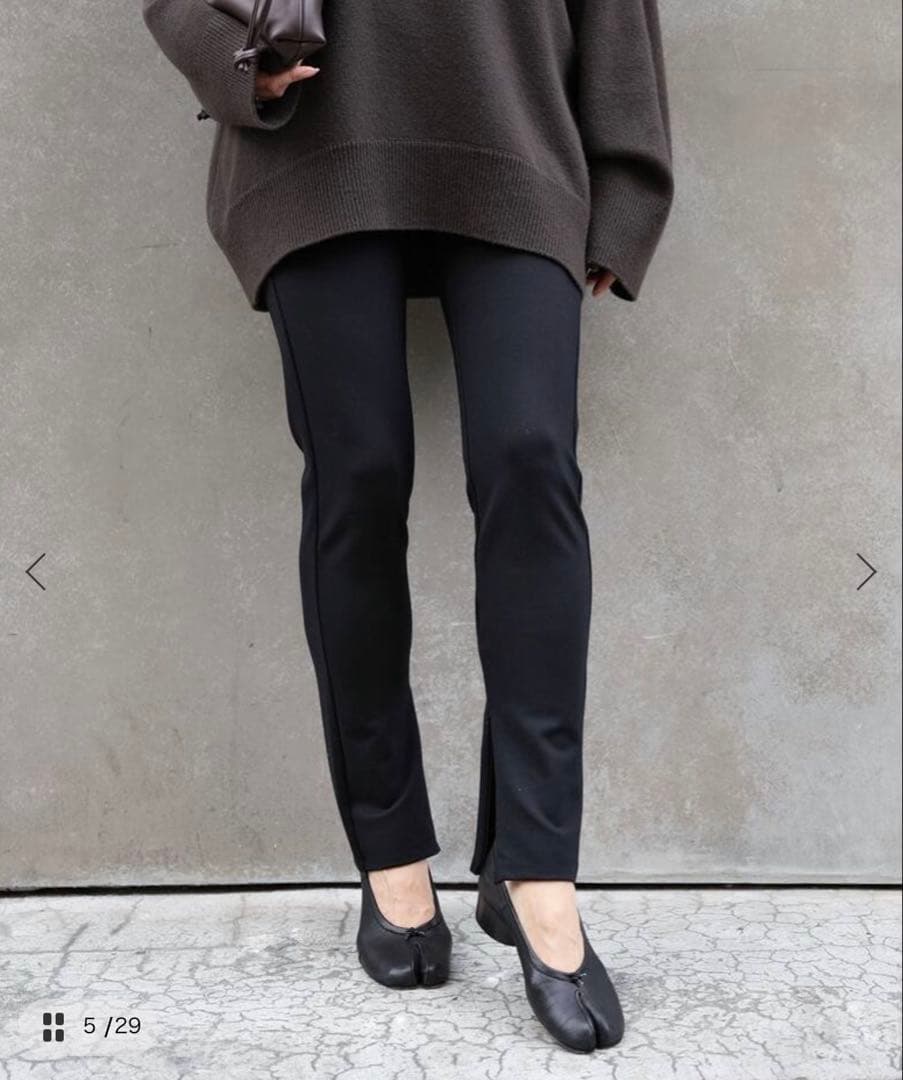 Deuxieme Classe Warm Zip レギンス パンツ　25SS