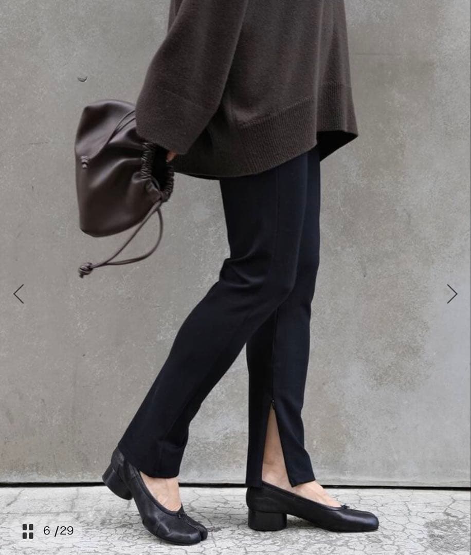 Deuxieme Classe Warm Zip レギンス パンツ　25SS