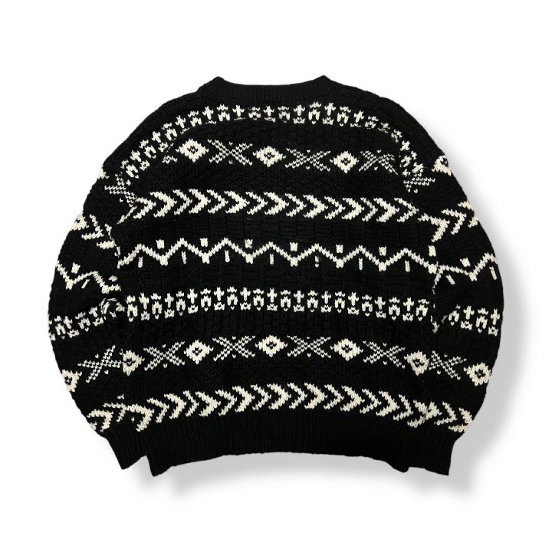 希少90's OLD GAP オールドギャップ　ノルディック柄　3Dニット　XL