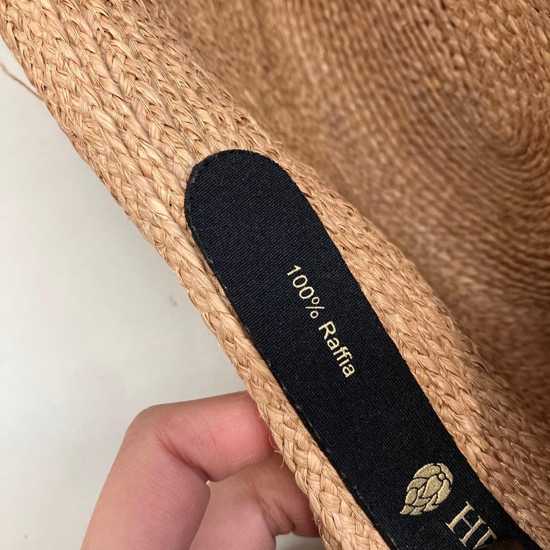 ヘレンカミンスキー 麦わら帽子 ラフィアハット ハット 帽子 リボン 小物