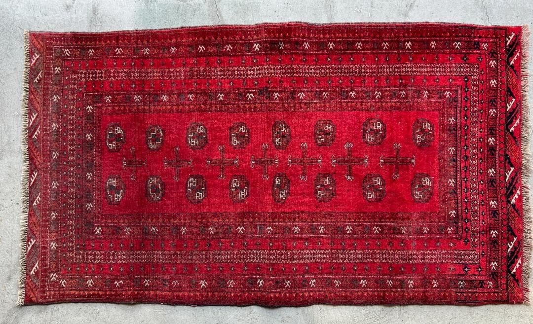 専用　2点セット【60's Vintage rug】188×102cm