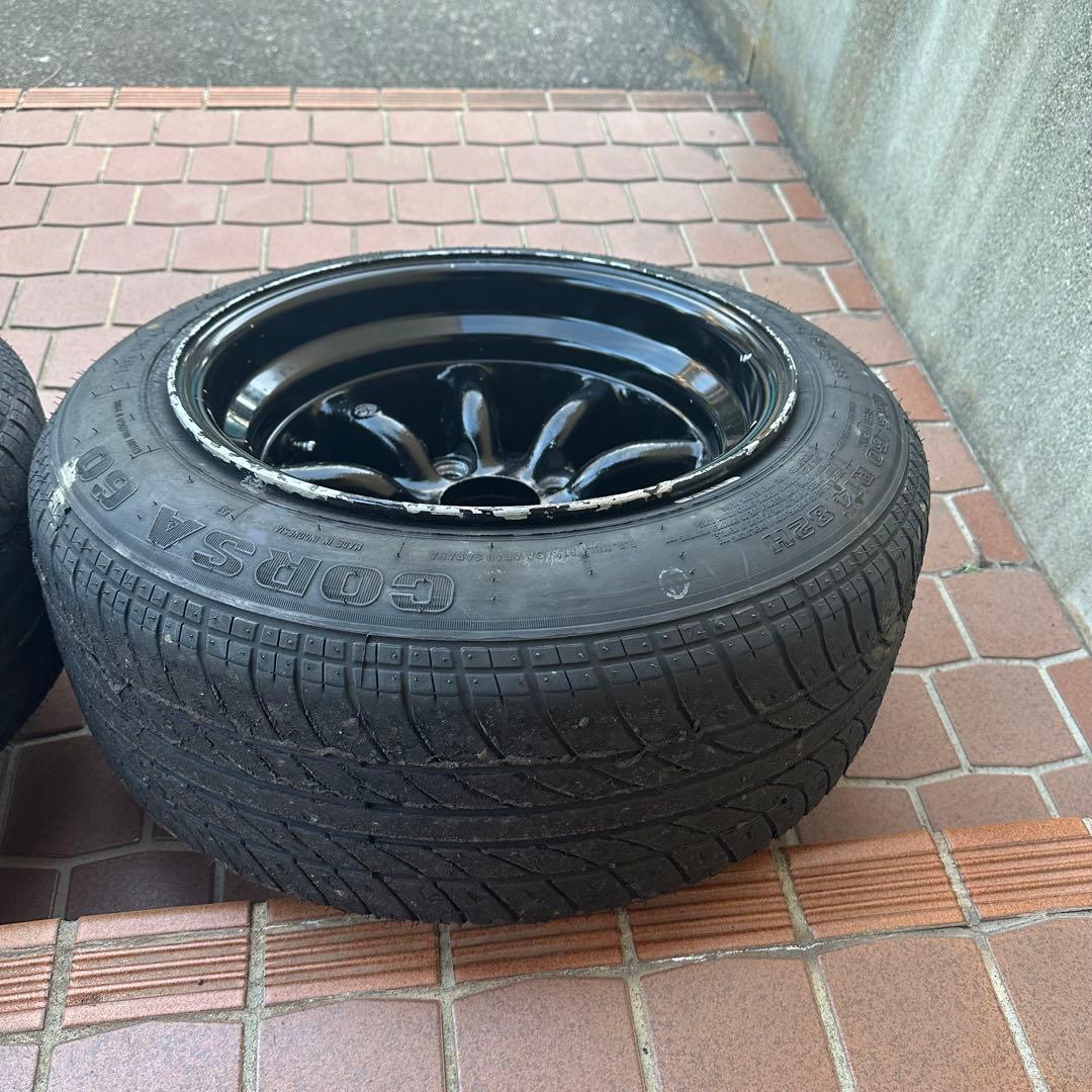 ①【当時物】RSワタナベ 14インチ 8.5J Rタイプ2本セット