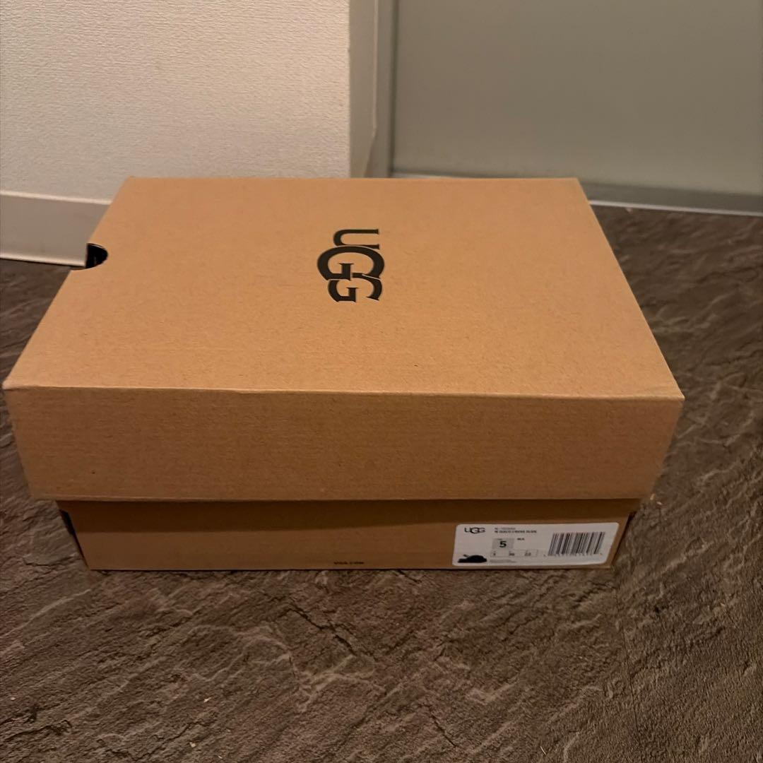 【美品】UGG アグ ブラック サンダル 22cm