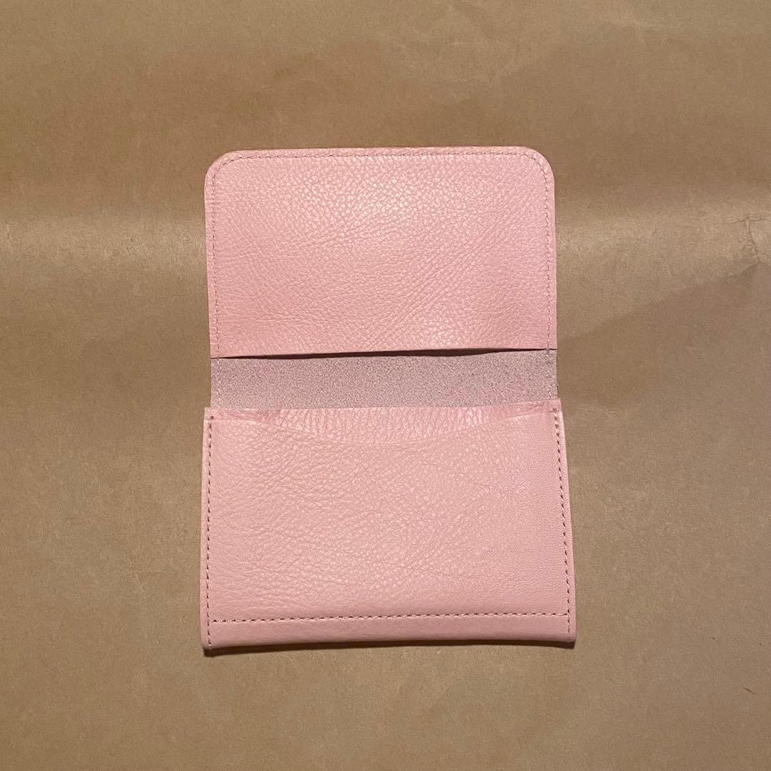 カードケース　定期入れ　名刺入れ　ピンク