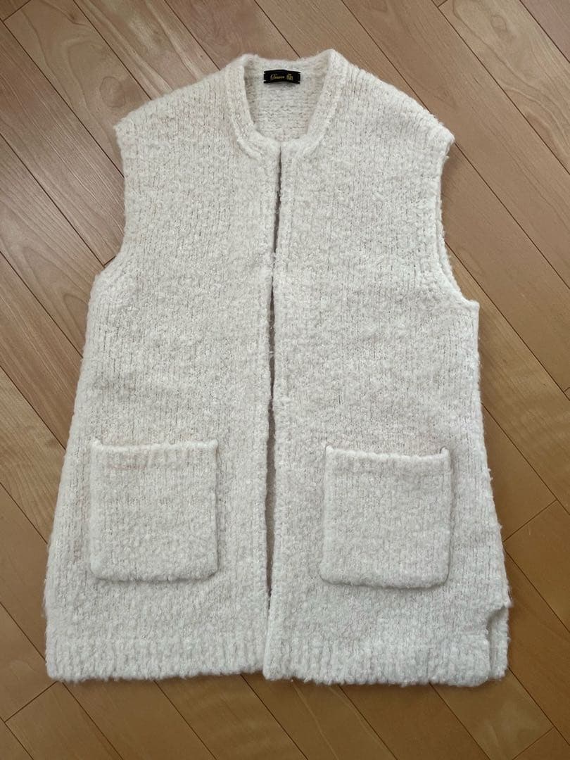 ドゥロワー　3Gニットジレ