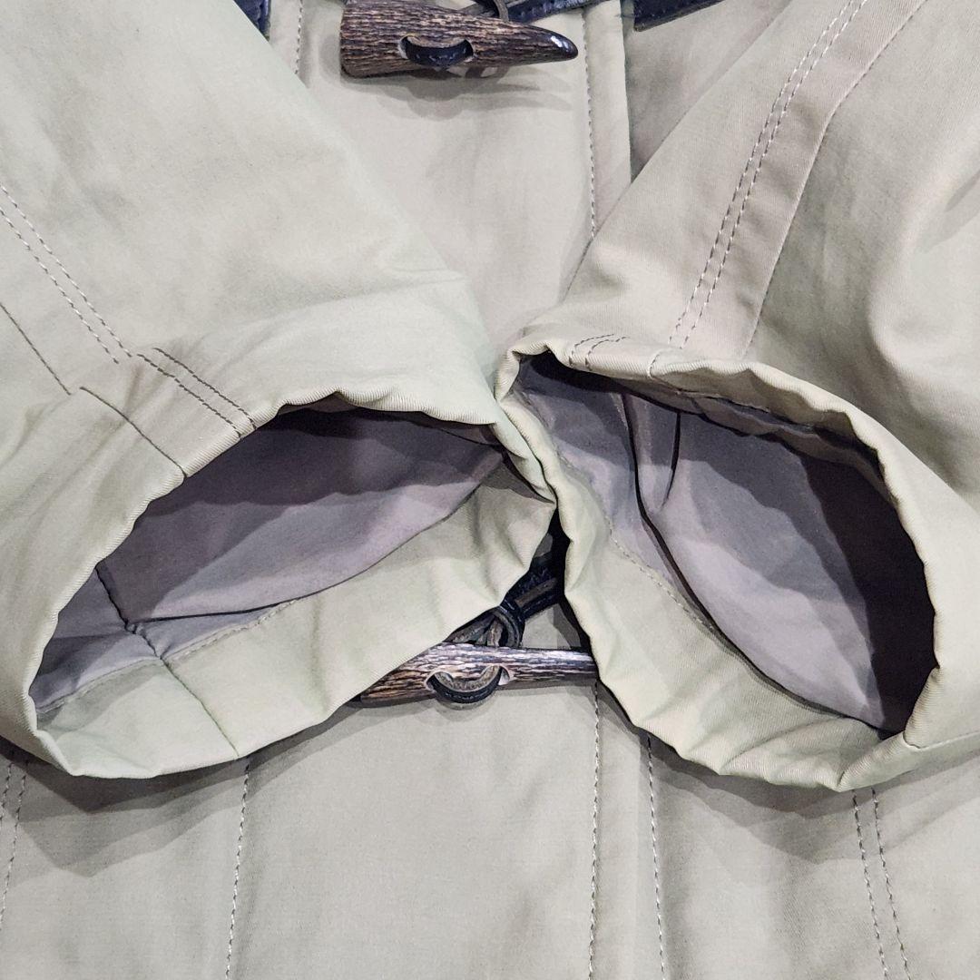 バーバリーブルーレーベル❣️モッズコート　40　カーキ　バーバリーチェック