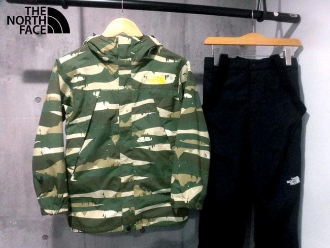 美品 ノースフェイス ノベルティースクープ スキーウエア 上下セット 140