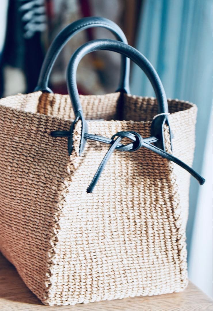 新品未使用・タグ付き OUTERSUNSET abaca カゴバッグ