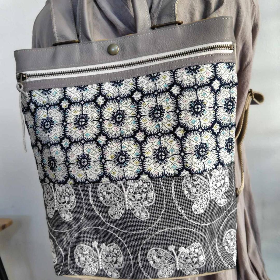 さかうさ様/フォレストウェーブ×アネモネ　フォレストウィング/牛革A4トート