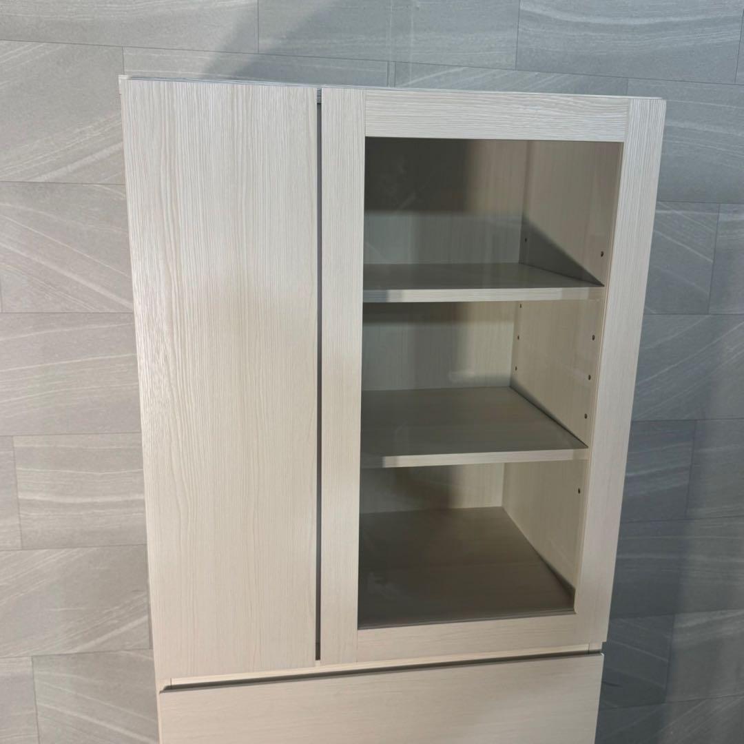 Francfranc キッチンキャビネット パセ 食器棚 65cm d4745