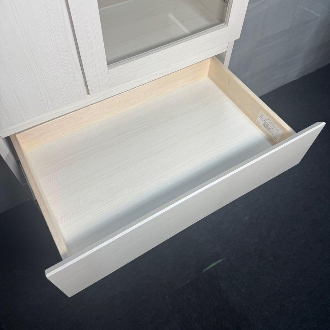 Francfranc キッチンキャビネット パセ 食器棚 65cm d4745