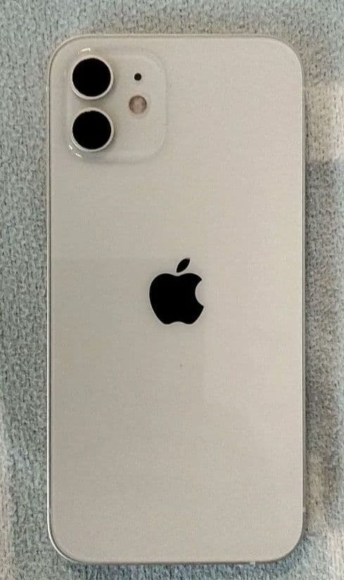 iPhone12 ホワイト SIMフリー　修復歴なし　箱　ケーブル付き