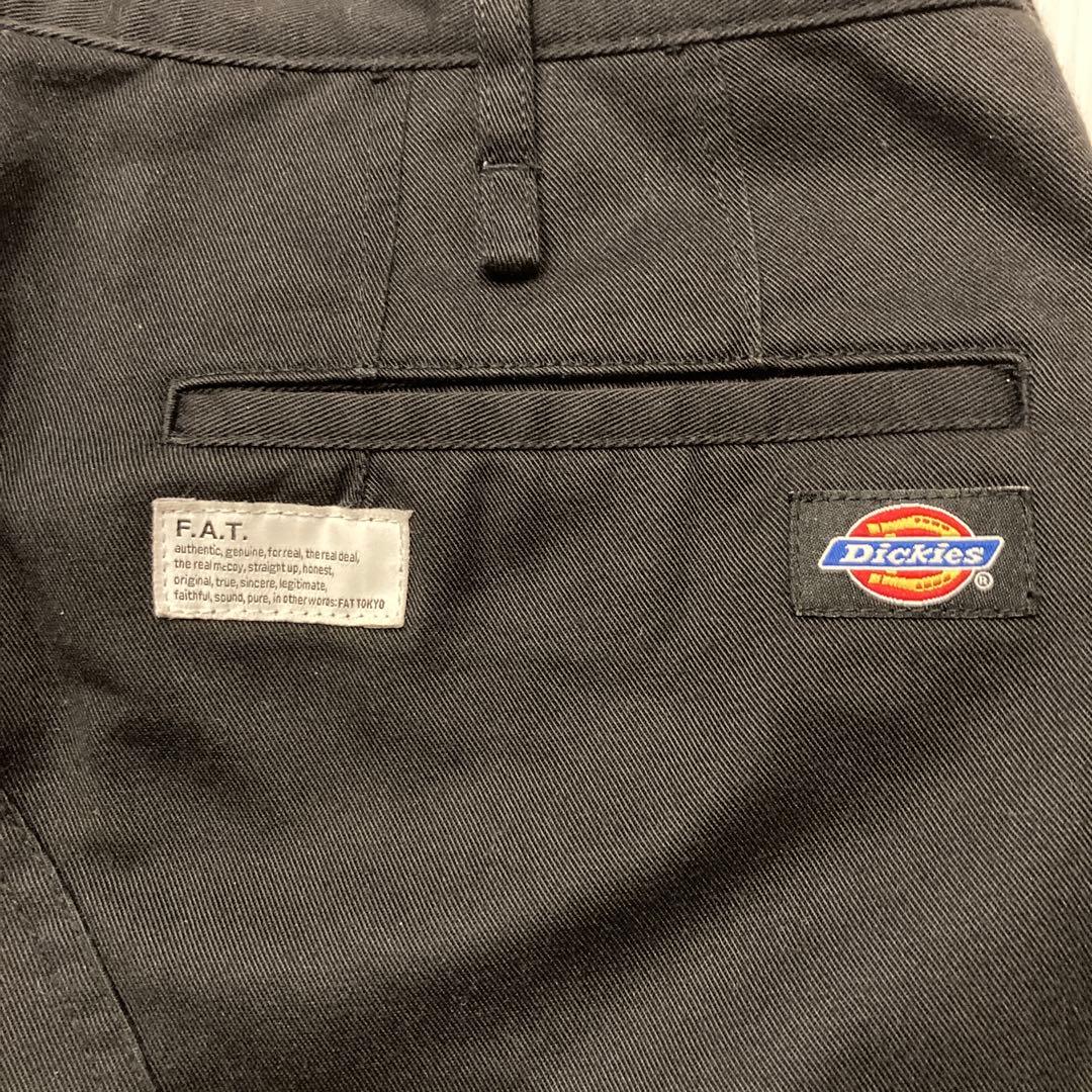 FAT × DICKIES TUFFIES ブラック 黒