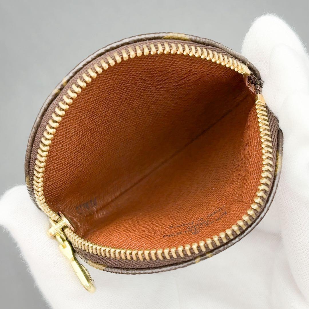 特上美品★ルイヴィトン モノグラム ポルト モネ ロン ケース 小銭入れ