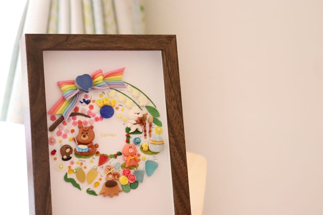 【お花の中で演奏会】シーグラスアート　オーク