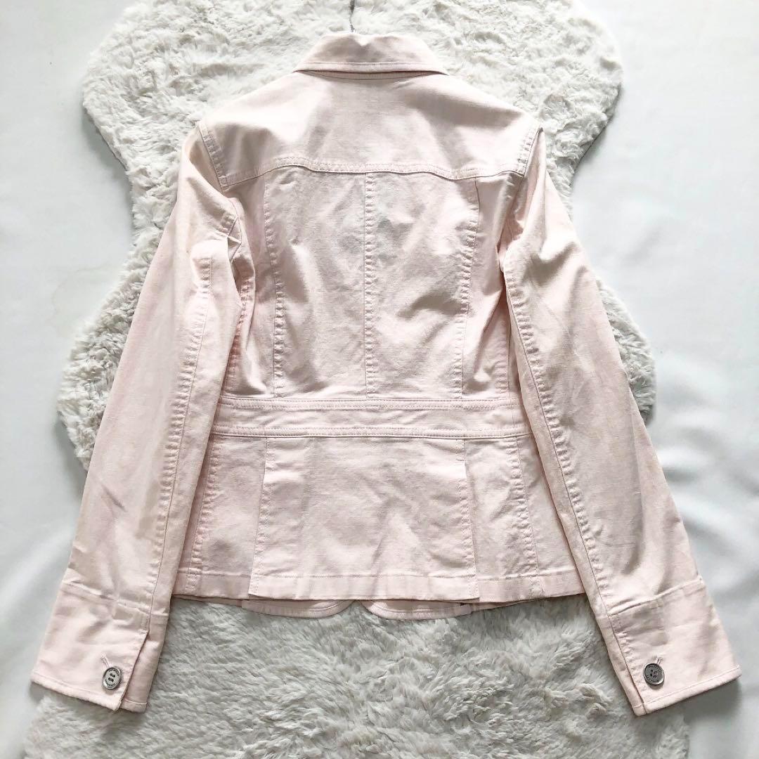 未使用*BURBERRY*バーバリーロンドン デニムジャケット ノバチェック38