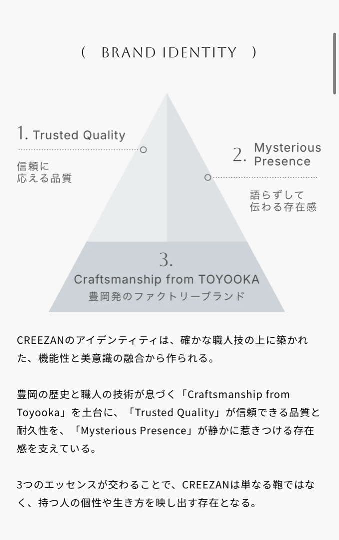 CREEZIAN ホワイトレザートートバッグ