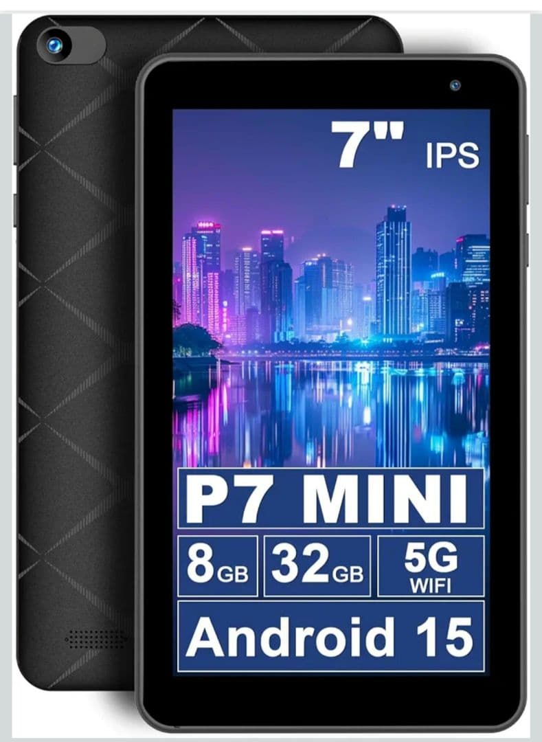 Android 15タブレット、8GB RAM、32GBストレージ1TB拡張