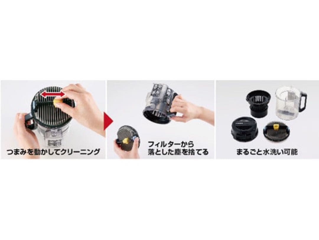 TOSHIBA サイクロン式掃除機 トルネオミニ　グランレッド VC-C3