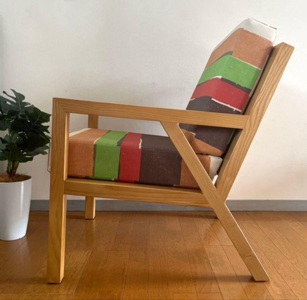 ハンバーガーチェア ① モダン　木製　　椅子　バーガーキング　カラフル　美品