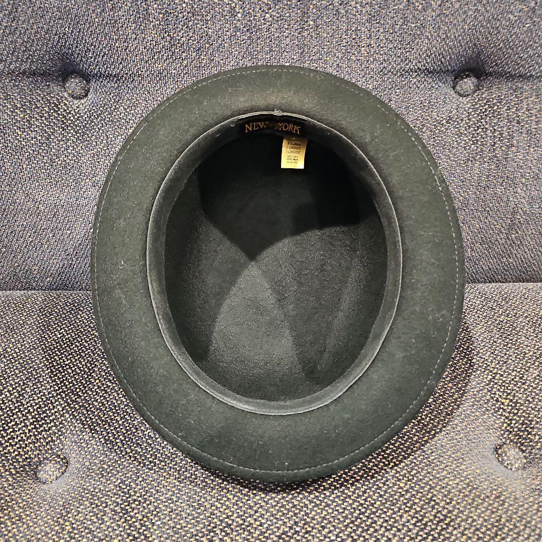 NEW YORK HAT ニューヨークハット ボーラーハット ブラック XL