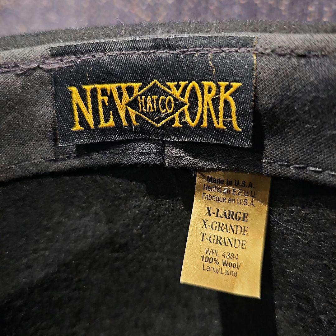 NEW YORK HAT ニューヨークハット ボーラーハット ブラック XL
