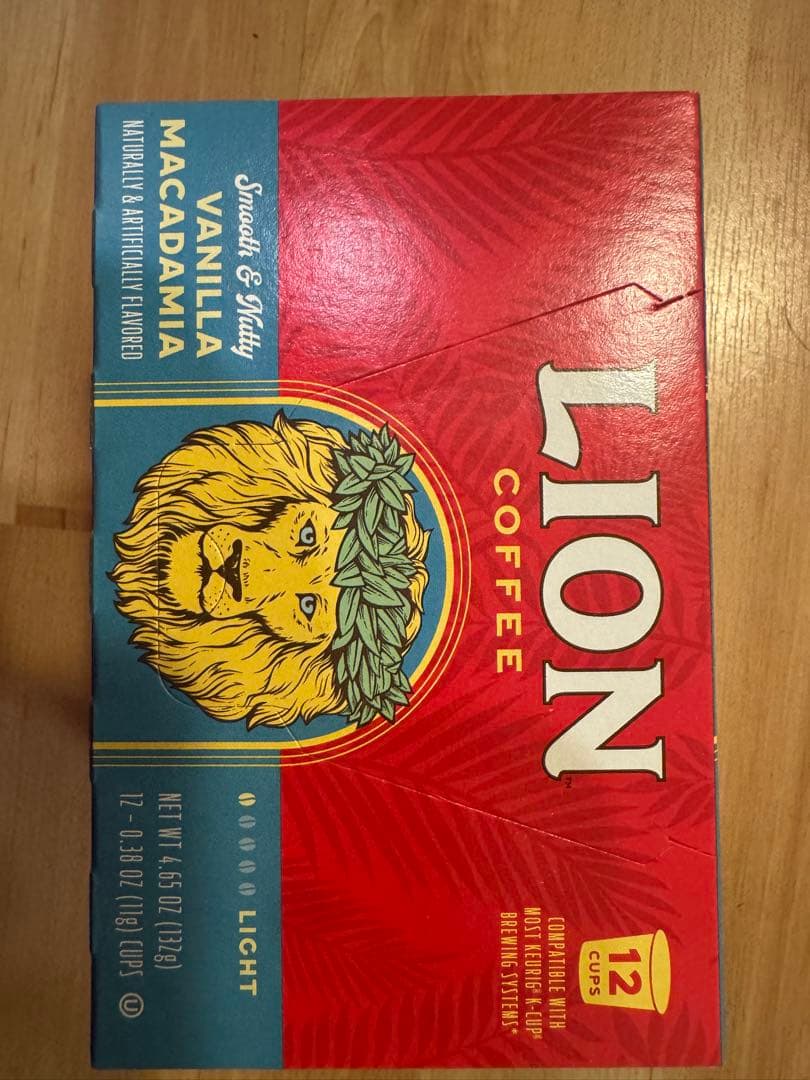 ライオンコーヒー キューリグKカップ 4種セット 48個バニラヘーゼルココナッツ